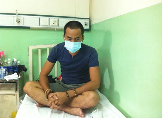Duy Nhân phải đeo khẩu trang