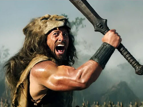 Dwayne Johnson trong tạo hình nhân vật á thần Hercules Nguồn: PARAMOUNT