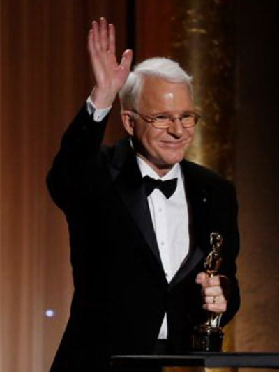 Steve Martin nhận giải Oscar Danh dự năm 2013 Nguồn: REUTERS Steve Martin nhận giải Oscar Danh dự năm 2013 Nguồn: REUTERS