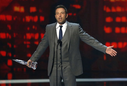 Nam diễn viên Ben Affleck nhận giải tại lễ trao giải
