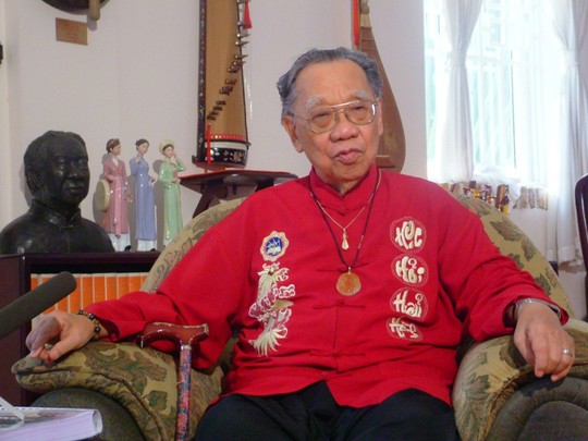 Cố GS-TS Trần Văn Khê. Ảnh: T.Hiệp