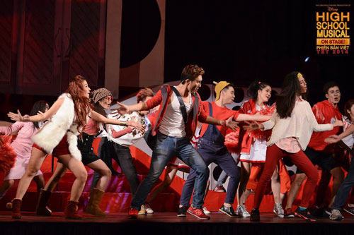 Cảnh trong vở nhạc kịch “High school musical” của nhóm đạo diễn Nguyễn Khắc Duy Cảnh trong vở nhạc kịch “High school musical” của nhóm đạo diễn Nguyễn Khắc Duy