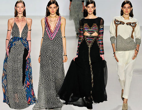 Một cảnh trình diễn thời trang của người mẫu tại New York Fashion Week 2015 Ảnh: NEW YORK FASHION WEEK