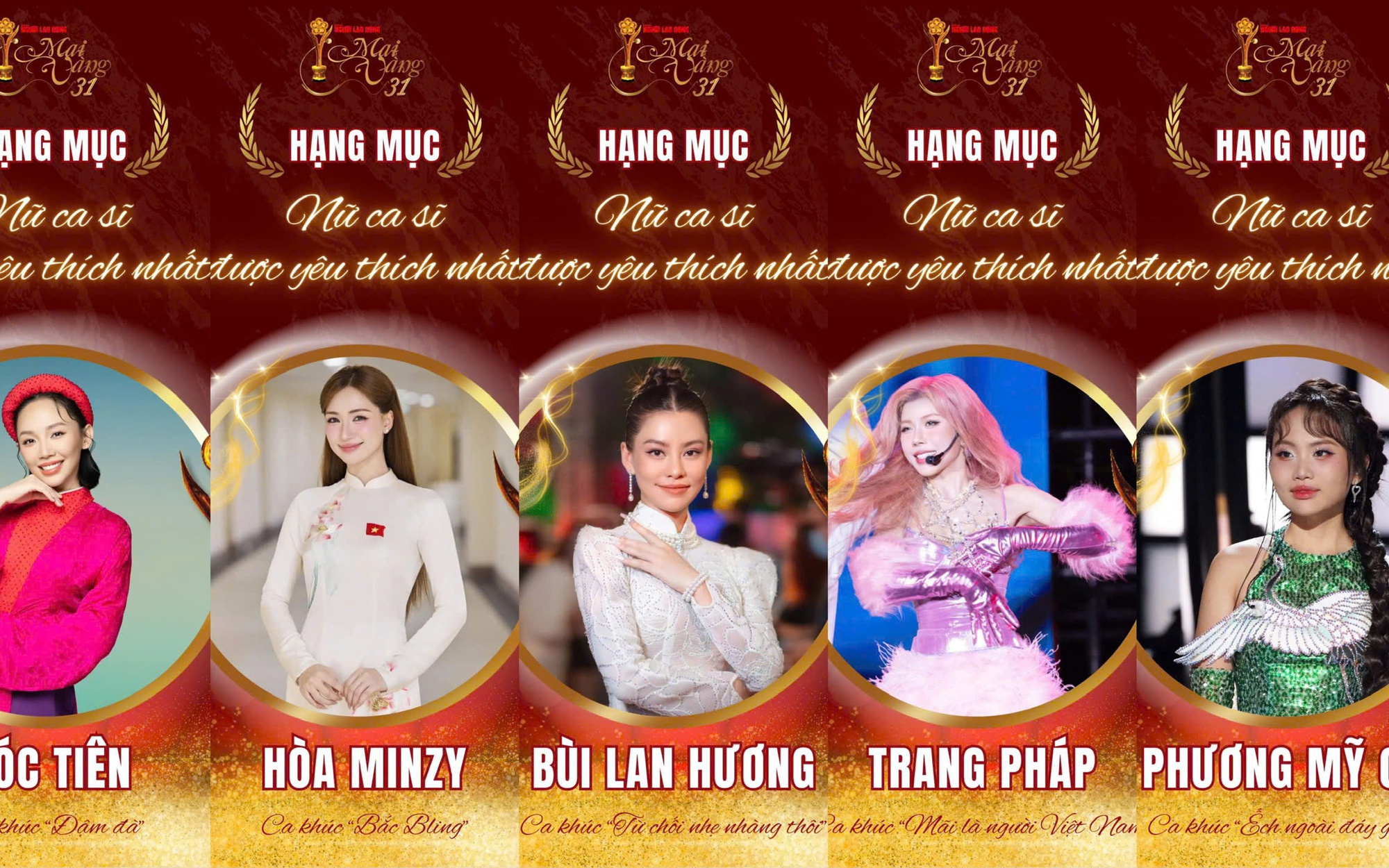 Giải Mai Vàng lần thứ 31 - 2025: Bảng xếp hạng sau 14 ngày bầu chọn - Ảnh 2.