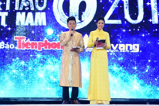 Hai MC Tuấn Anh và Ngọc Hân của chương trình
