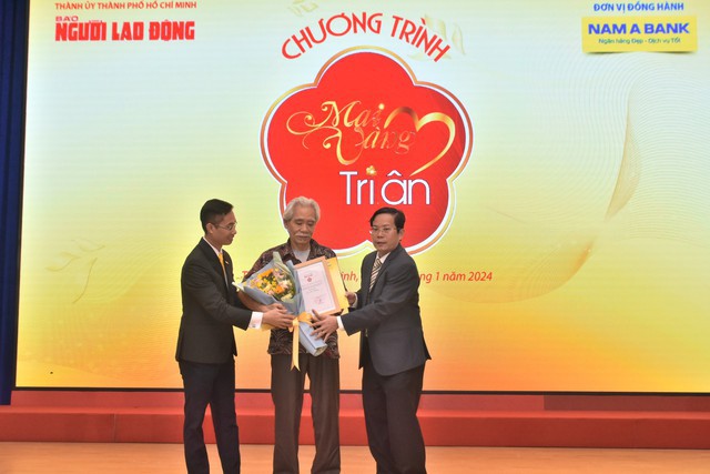 "Mai Vàng tri ân" trao quà cho họa sĩ Ca Lê Thắng- Ảnh 1.