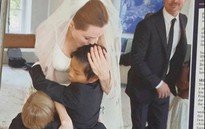 Pax Thiên ôm chầm mẹ Angelina Jolie trong đám cưới