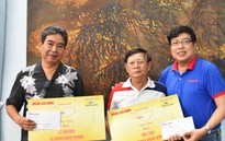 "Mai Vàng nhân ái" thăm hai họa sĩ Văn Tòng, Lê Văn Định