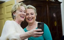 “Bà đầm thép” Meryl Streep đọ dáng cùng Hillary Clinton