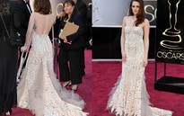 Sao phim “Chạng vạng” chống nạng đến dự Oscar 2013