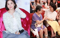 Sợ hớ hênh, Song Hye Kyo che trước chắn sau