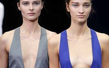 Bị chỉ trích vì dùng người mẫu gầy nhom
