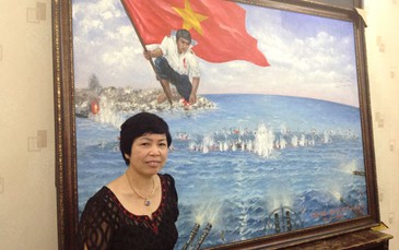 Bức tranh “Gạc Ma - Vòng tròn bất tử” đã có giá 1,1 tỉ đồng