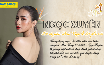 Ngọc Xuyên: Được đề cử giải Mai Vàng là đột phá mới