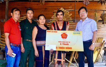 "Mai Vàng tri ân" thăm 2 văn nghệ sĩ ở Tây Nguyên
